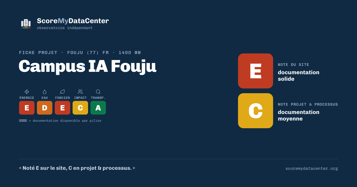 Carte de partage — Campus IA Fouju